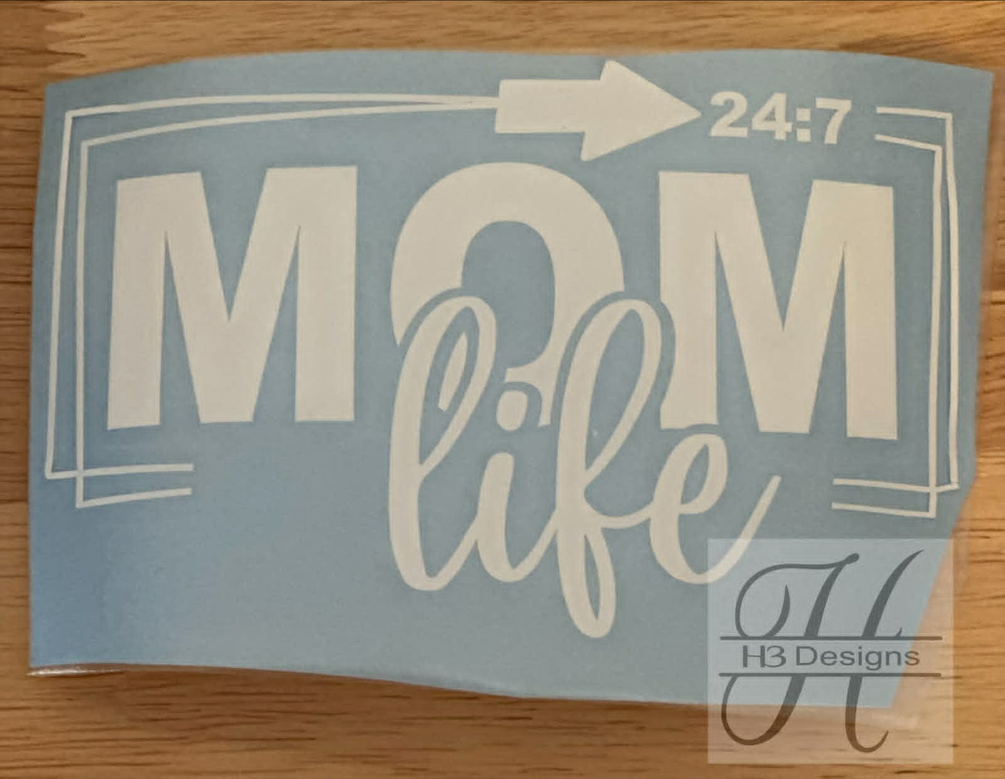 Mom Life 24/7 Decal