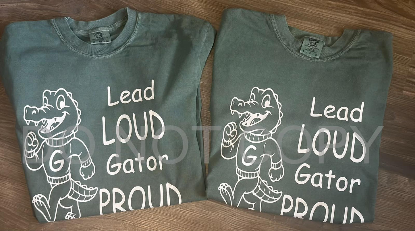 Lead Loud Gator Proud Tee