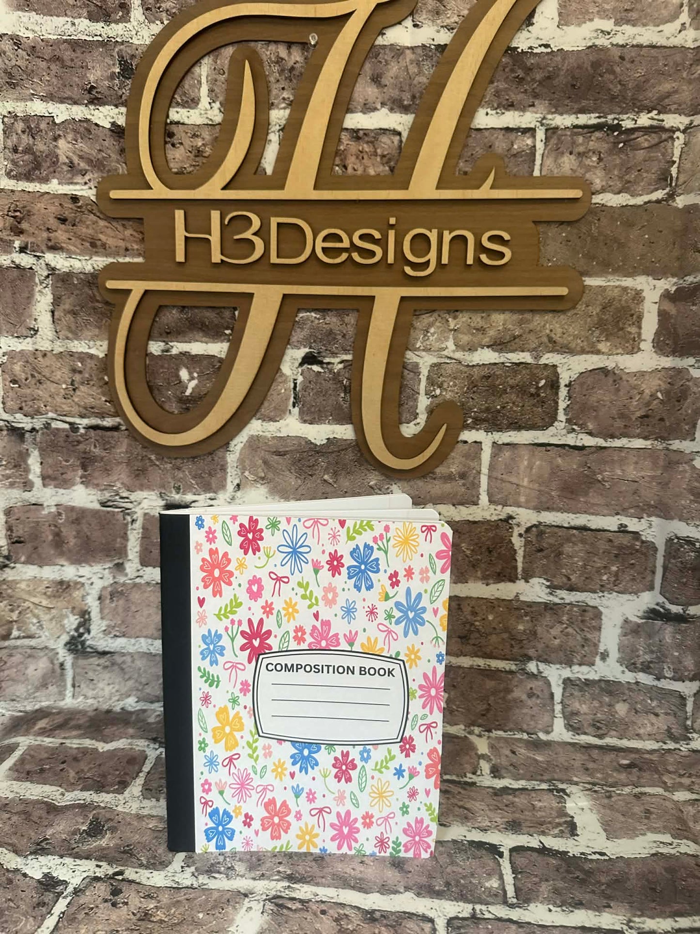 Floral Composition Notebook