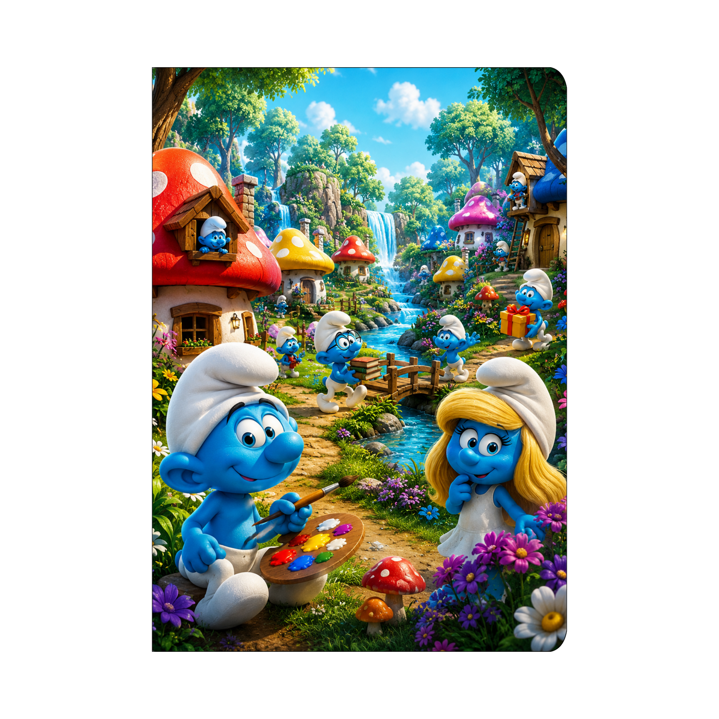 Smurfs Cover Stickers Set