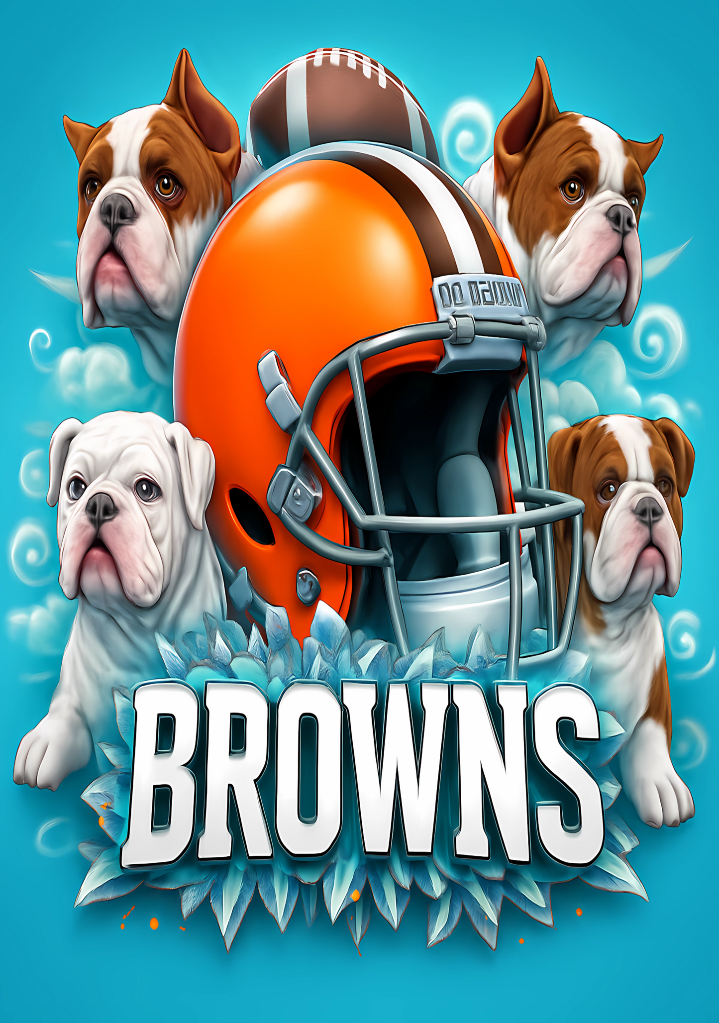 Browns Cover Stickers Set