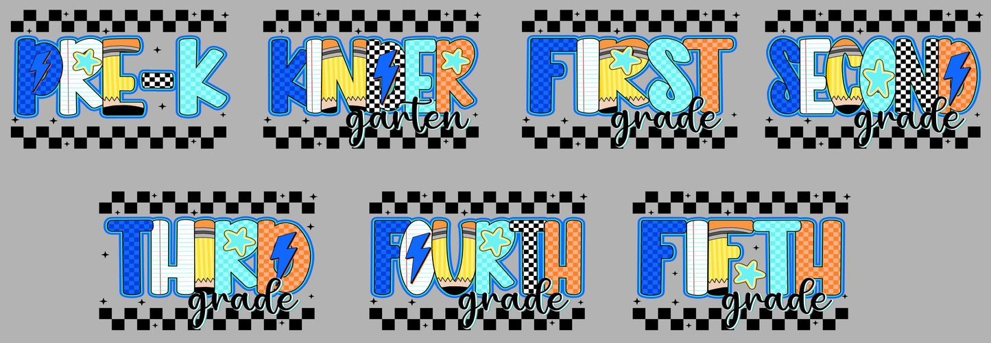 Checkered Grade Levels