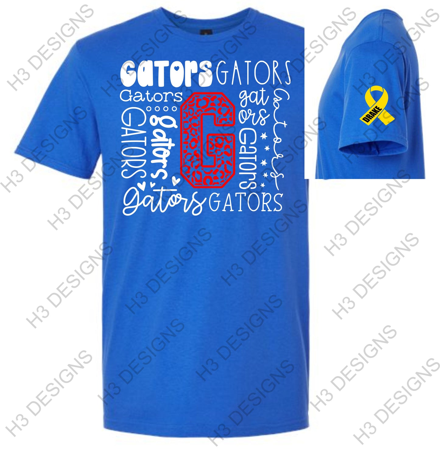 Drake Support Dickinson Gators Collage