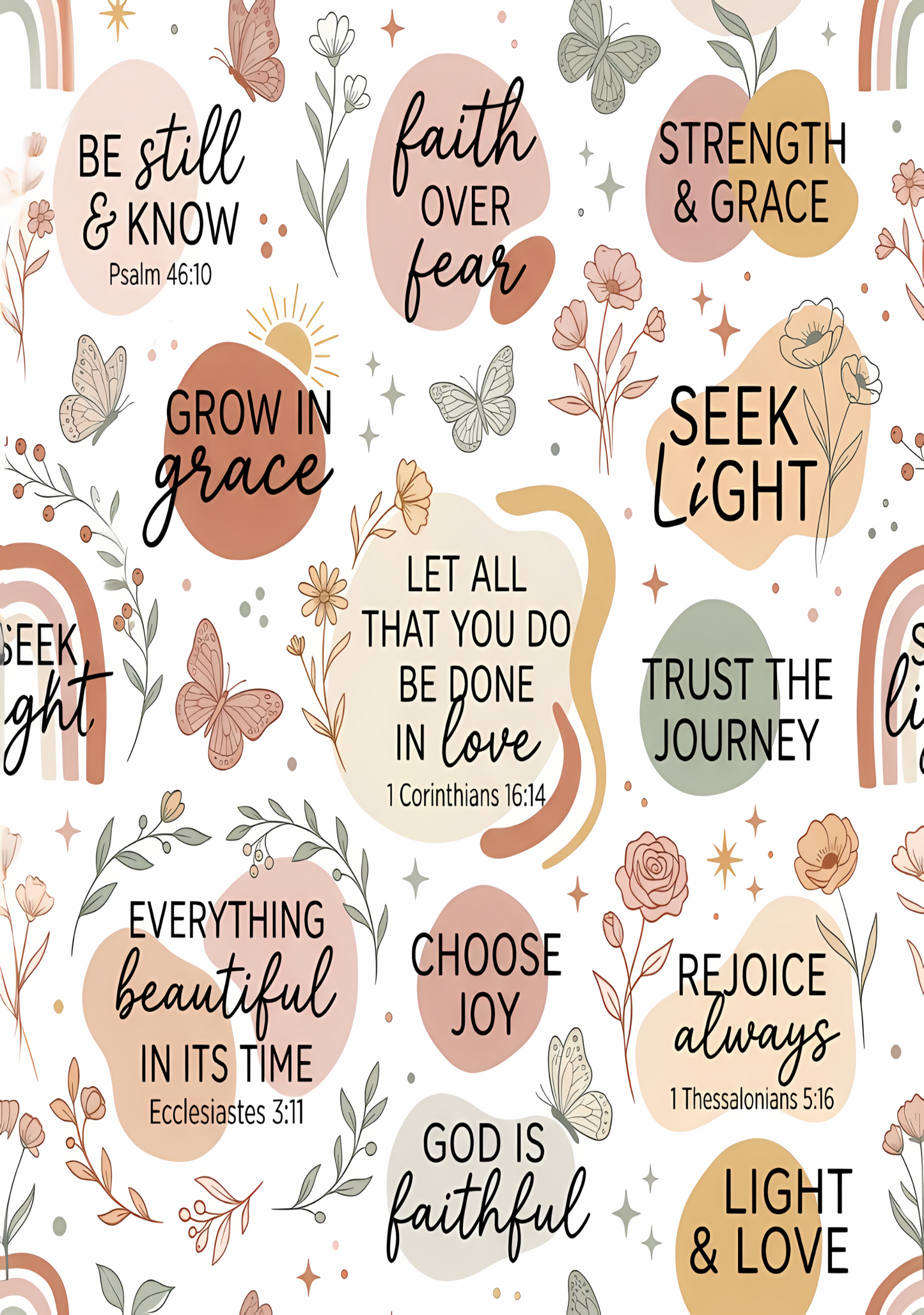 Faith Says Cover Stickers Set