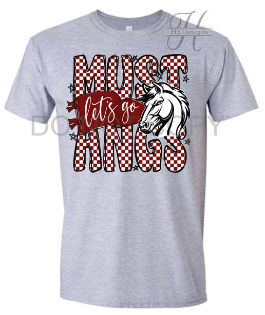 Lets Go Mustangs Tee