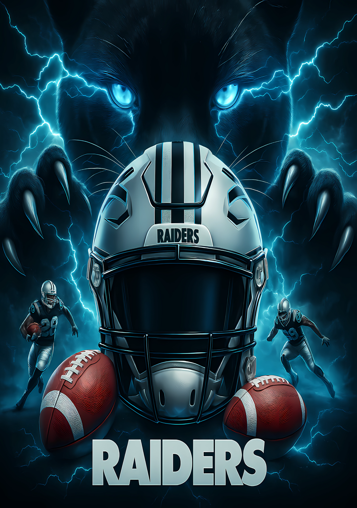 Raiders Cover Stickers Set