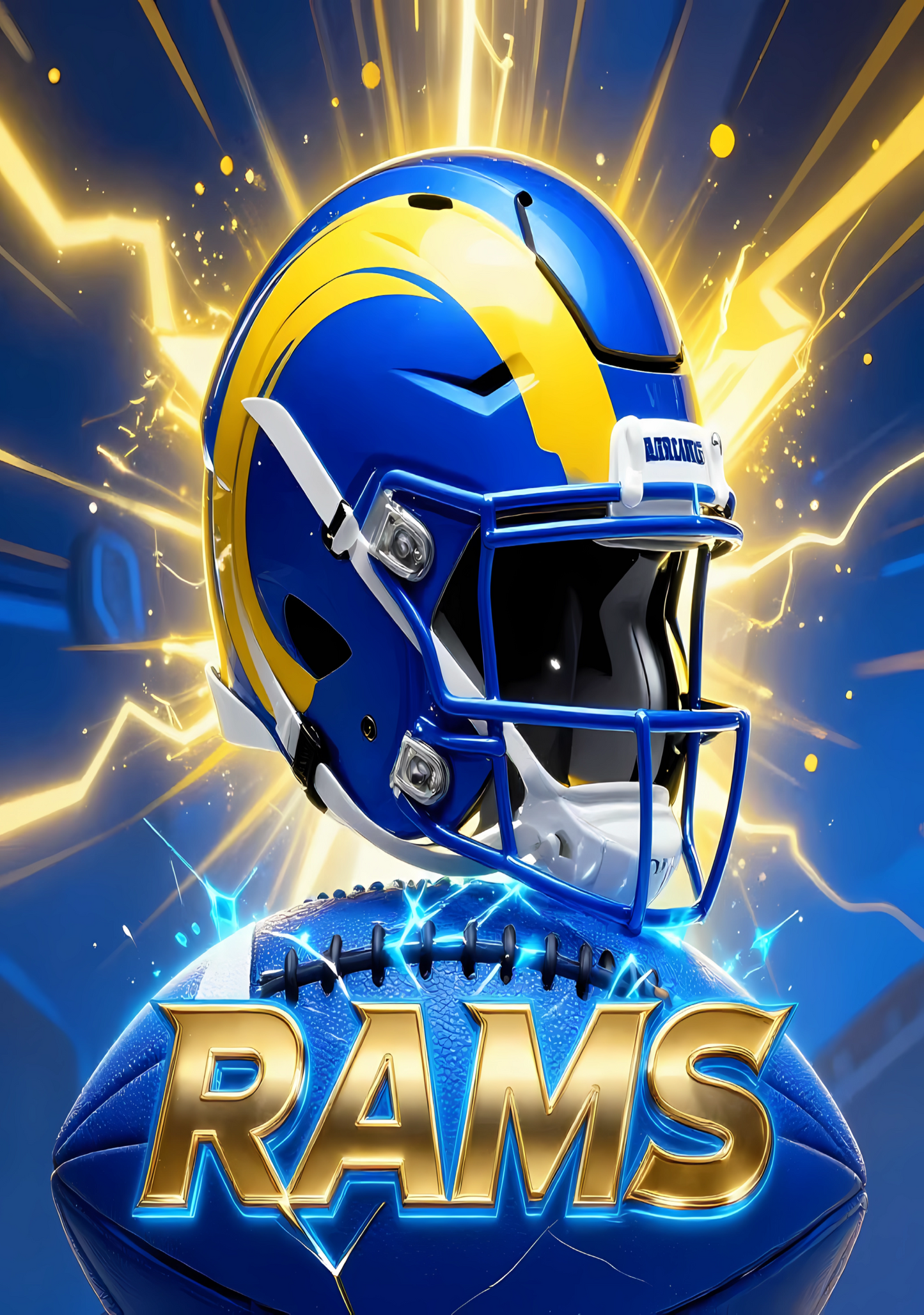 Rams Cover Stickers Set