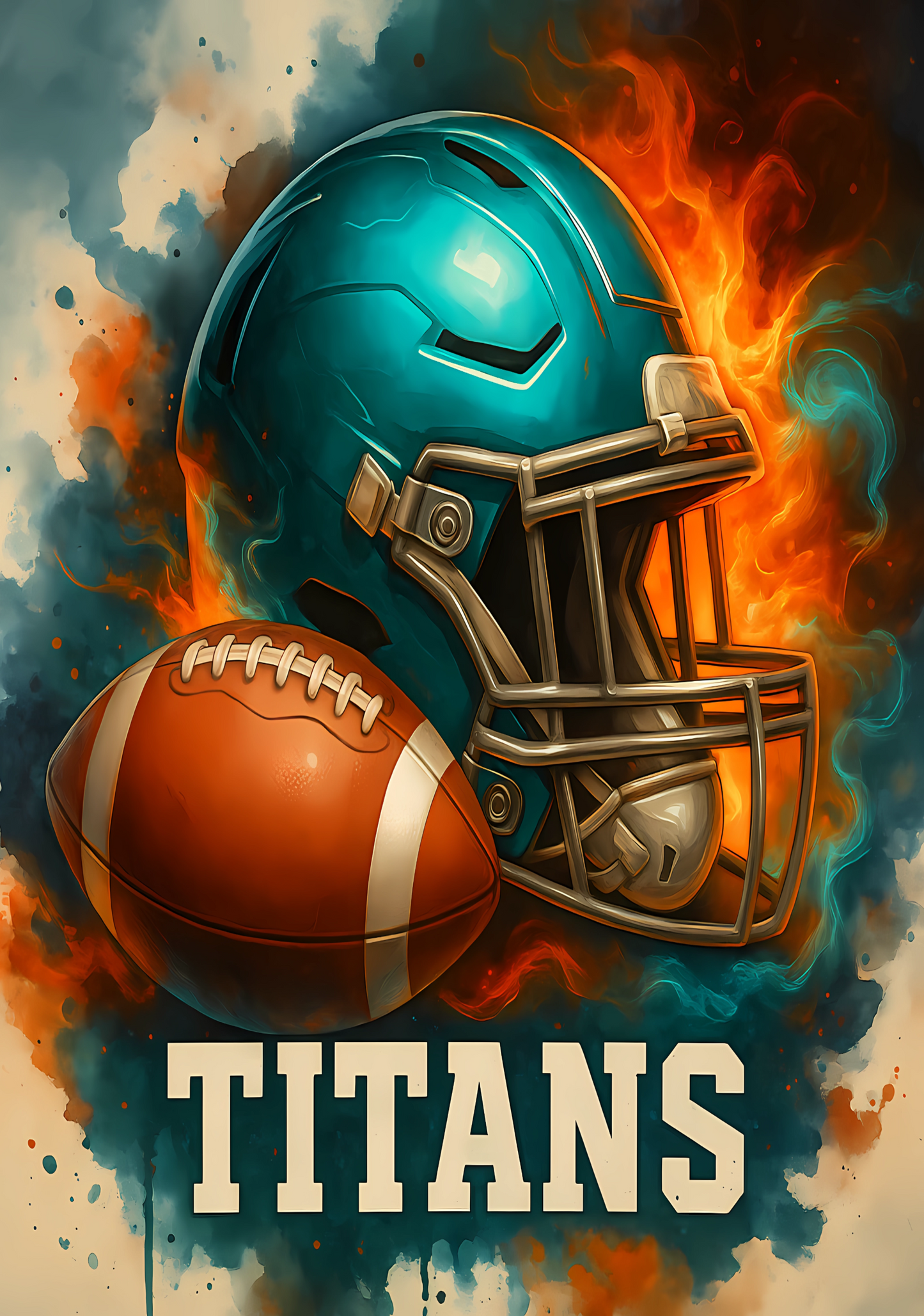 Titans Cover Stickers Set