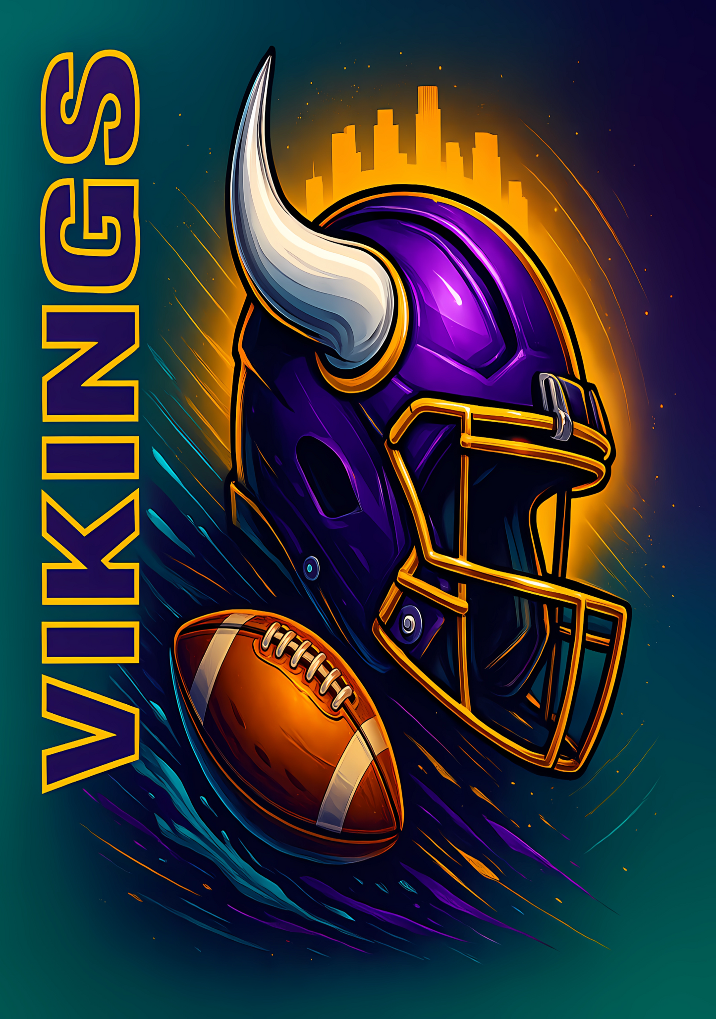 Vikings Cover Stickers Set