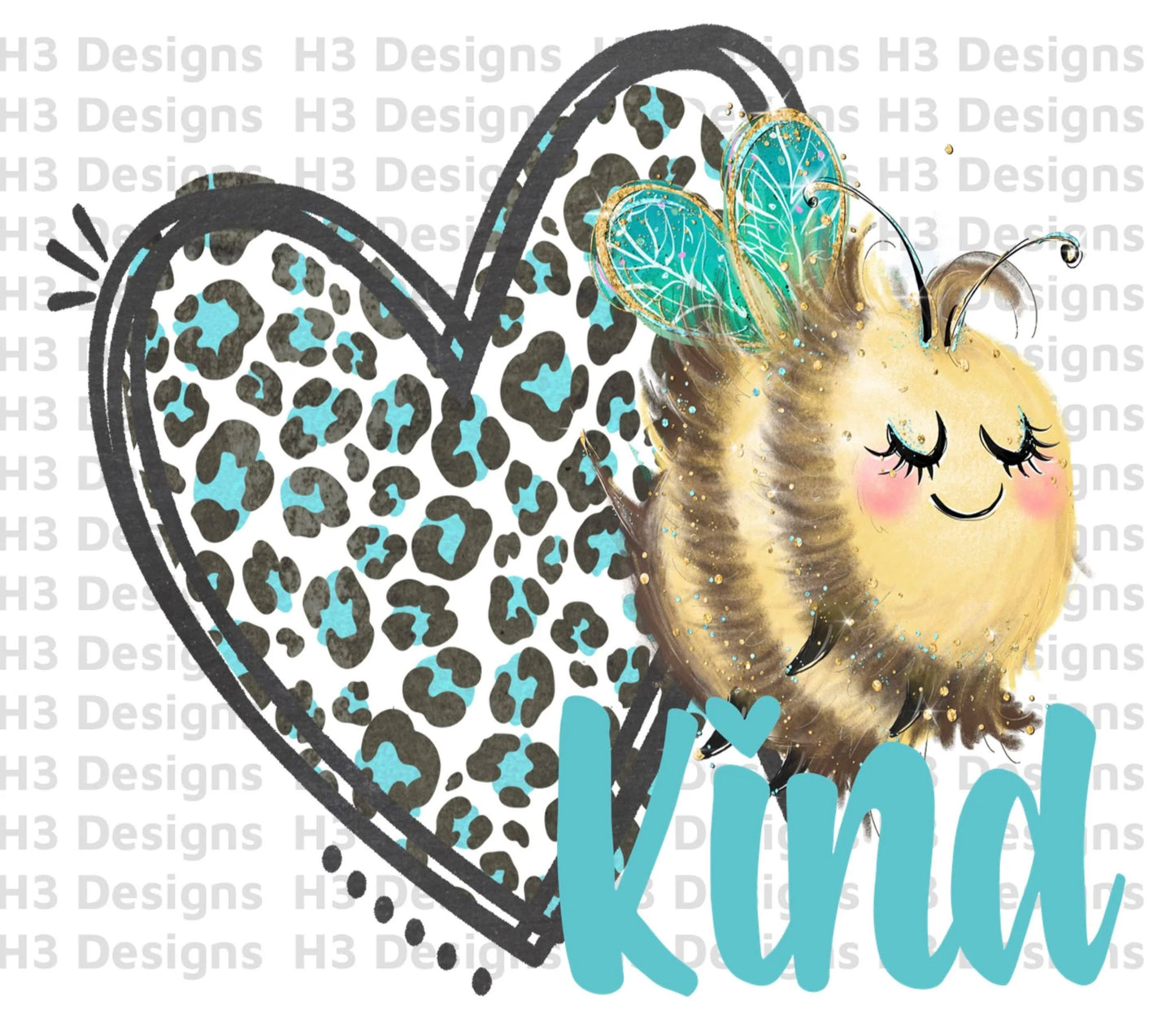 Bee Kind Sublimation Transfer