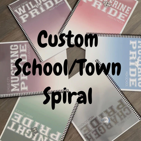 Custom School/Town Spiral Journal