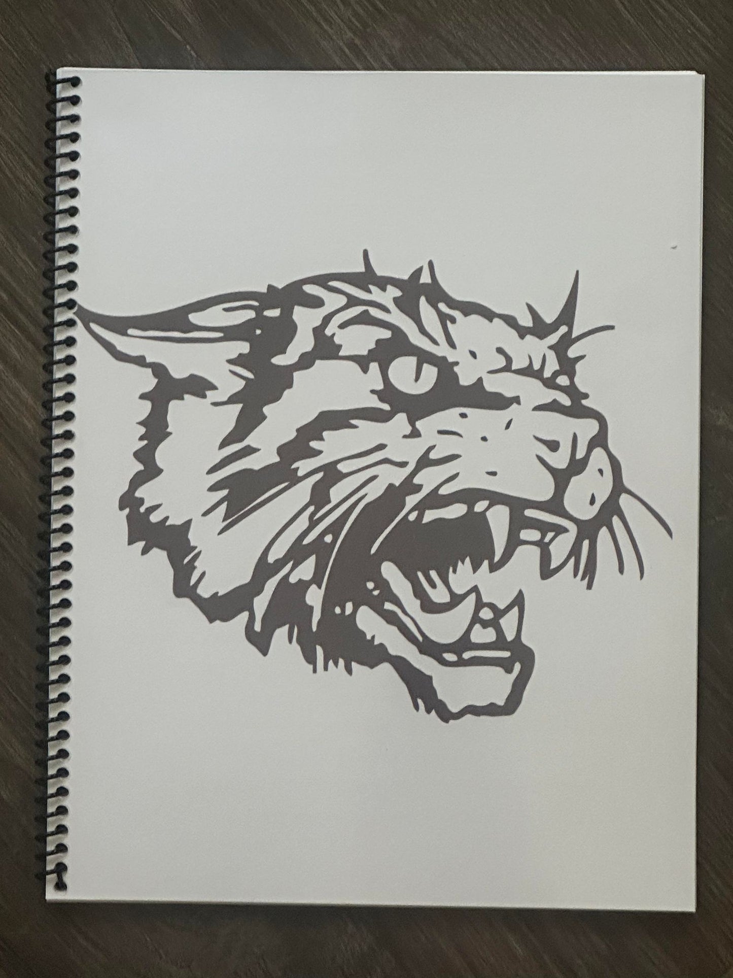 Clear Creek Wildcats Mascot Spiral