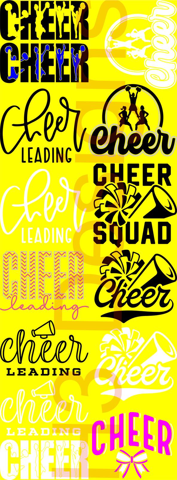 Cheer Themed DTF Gang Sheet