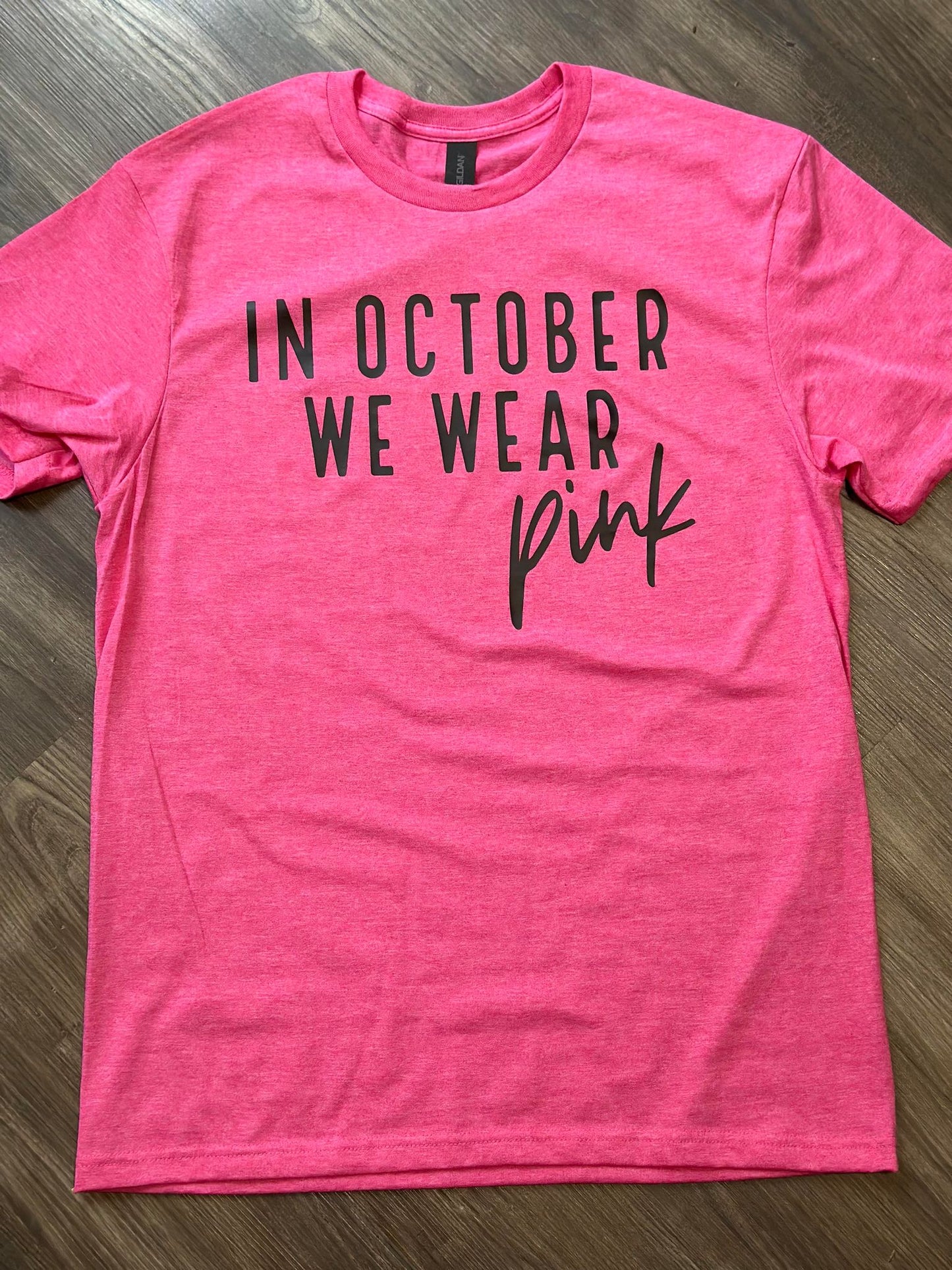 In October We Wear Pink Tee