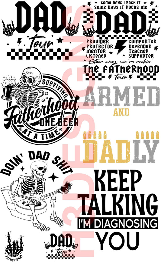 Fathers Day Pre-Themed 22x36 Gang Sheet