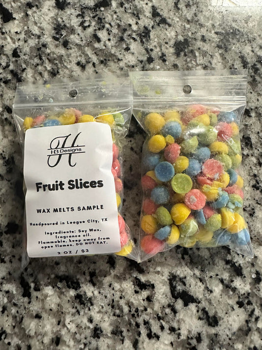 Fruit Slices Sample Wax Dots