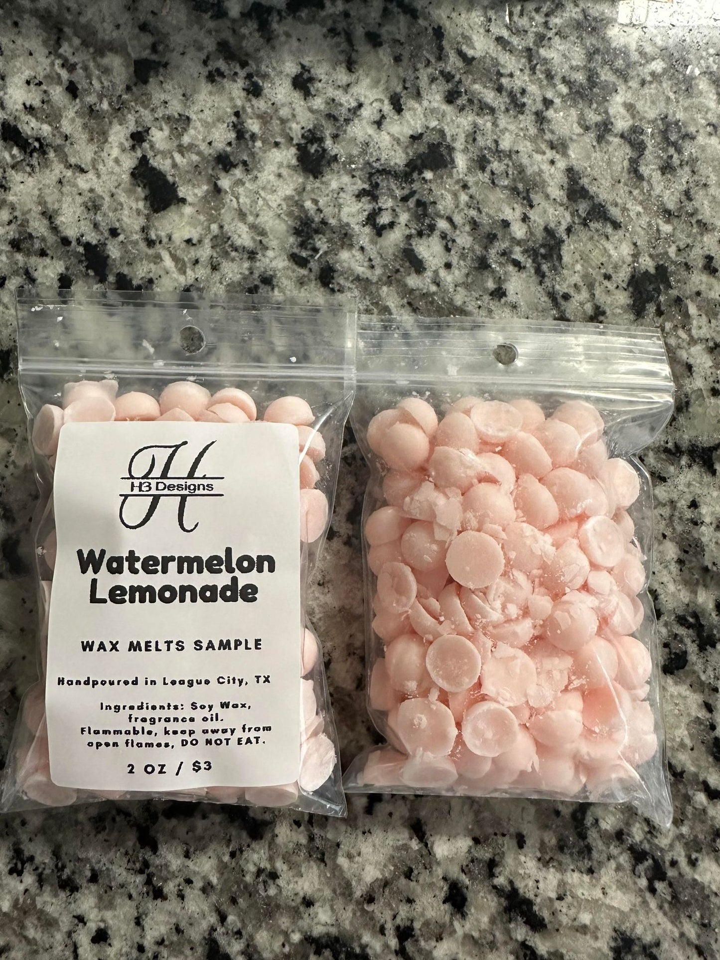 Watermelon Lemonade Sample Wax Dots