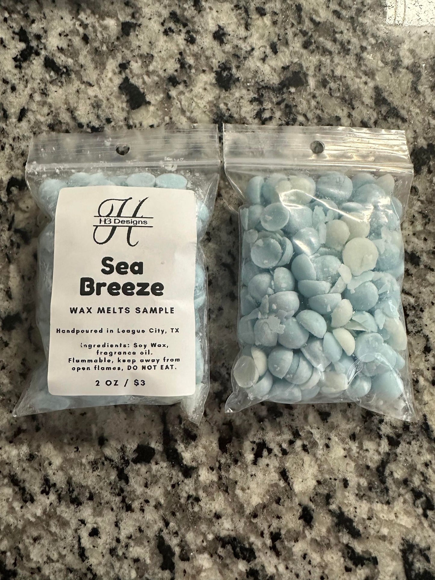 Sea Breeze Sample Wax Dots