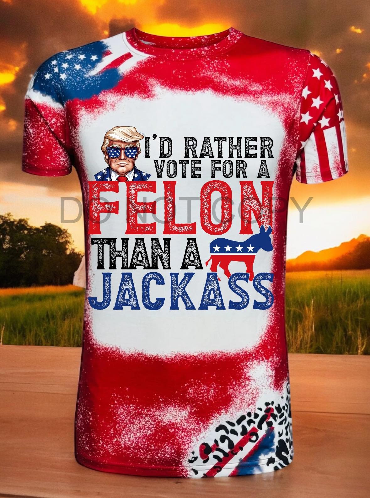 I'd rather vote for a felon than a jackass WHOLESALE BUNDLE