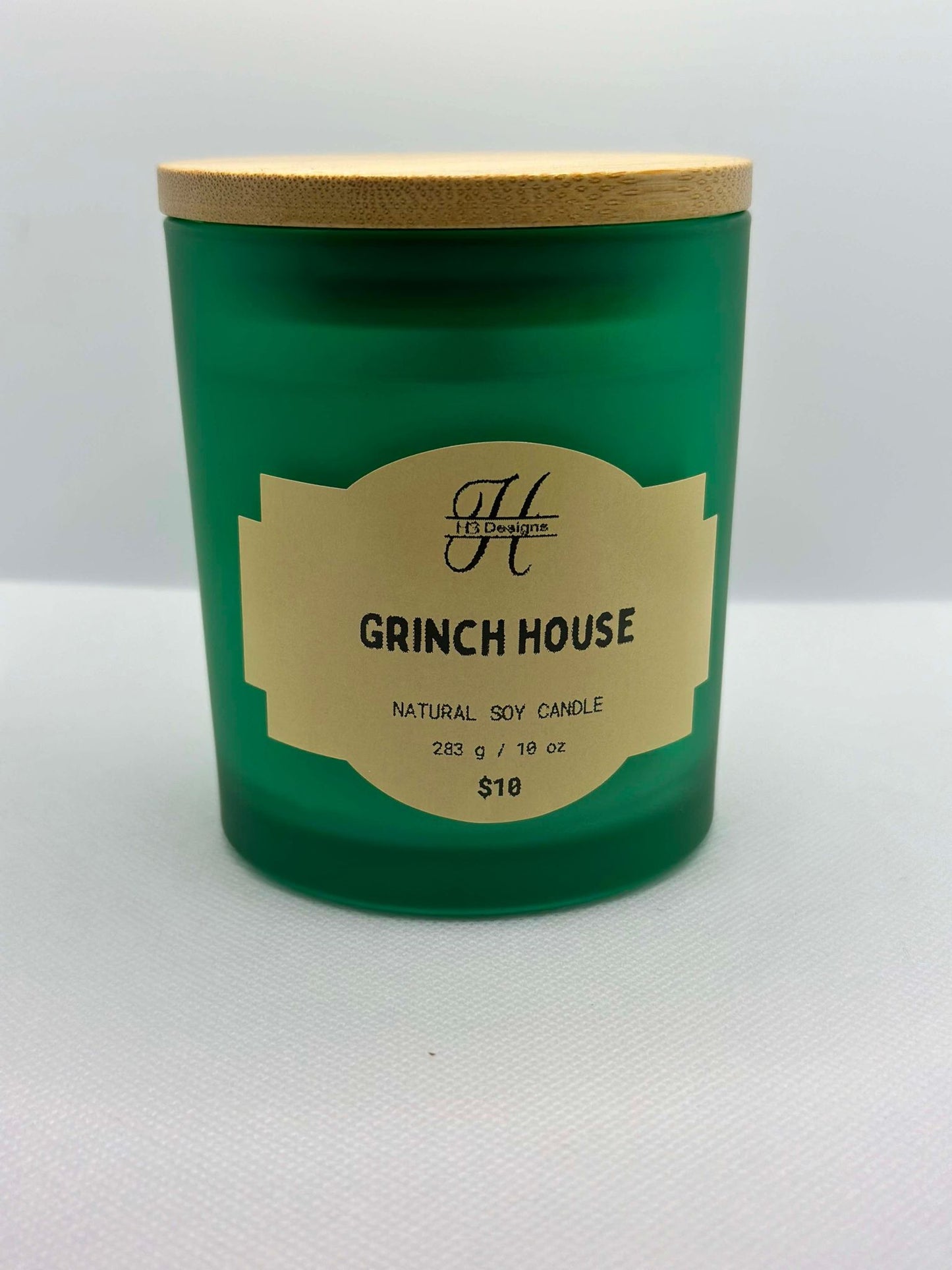 Grinch House Candle