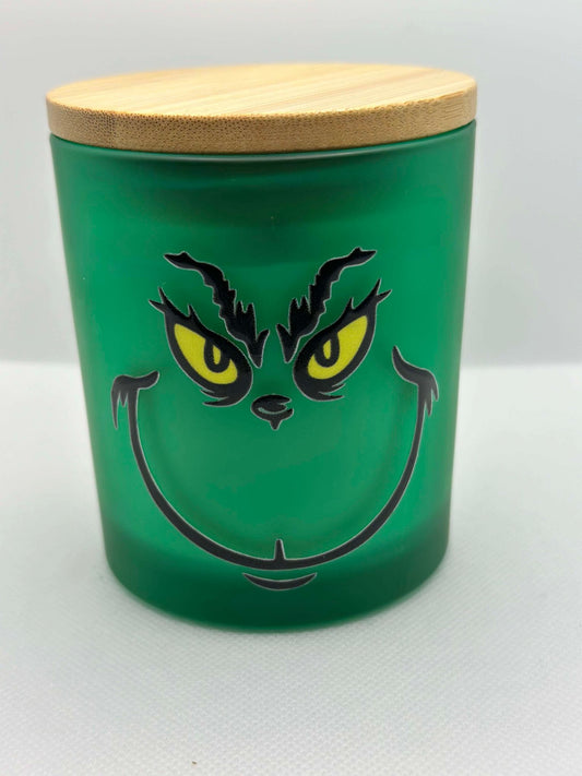 Grinch House Candle