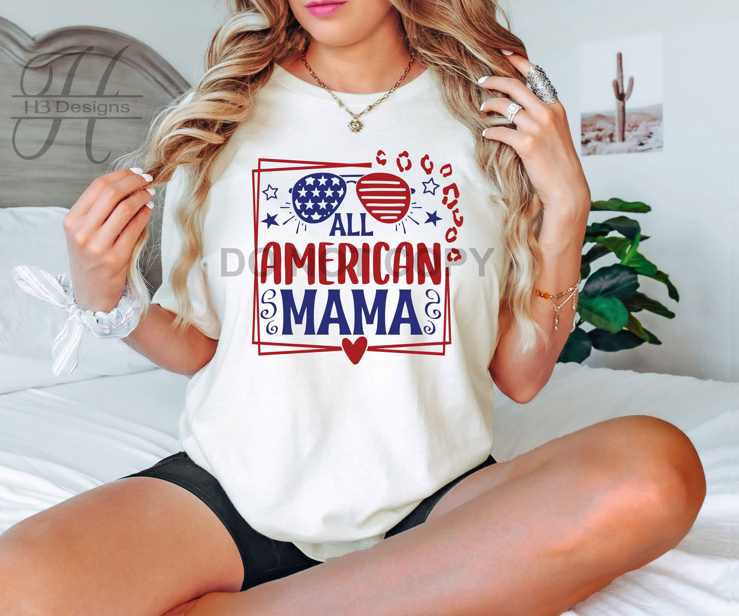 All American Mama Tee