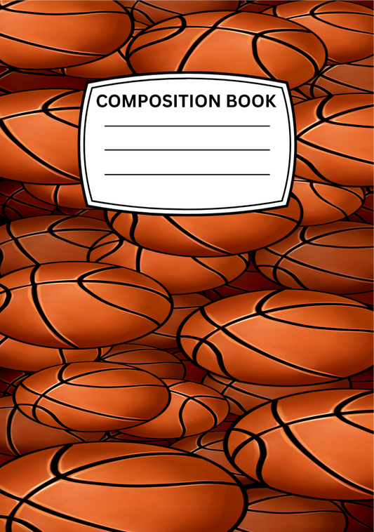 Basketball Themed Cover Stickers Set