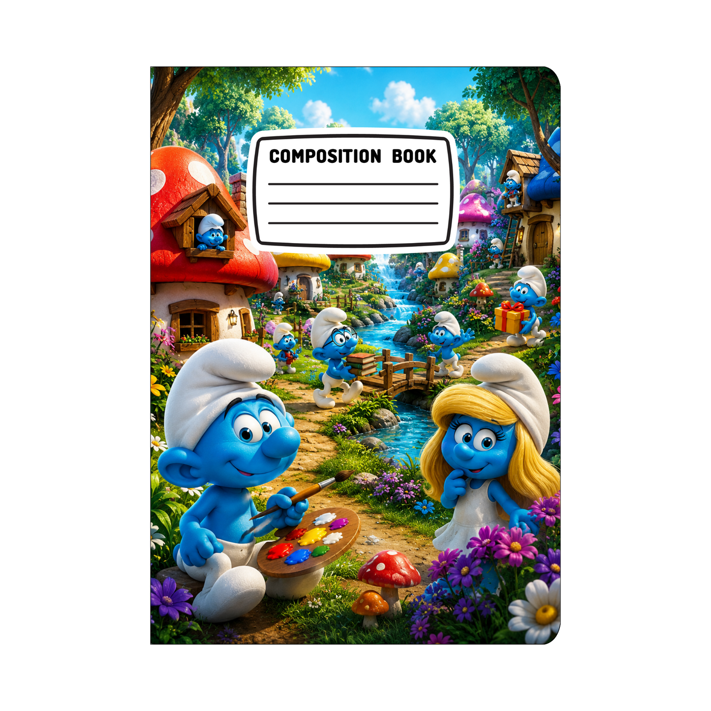 Smurfs Cover Stickers Set