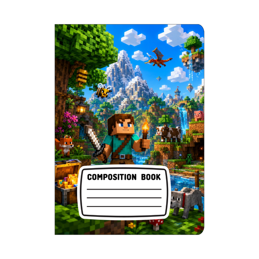 Minecraft Cover Stickers Set