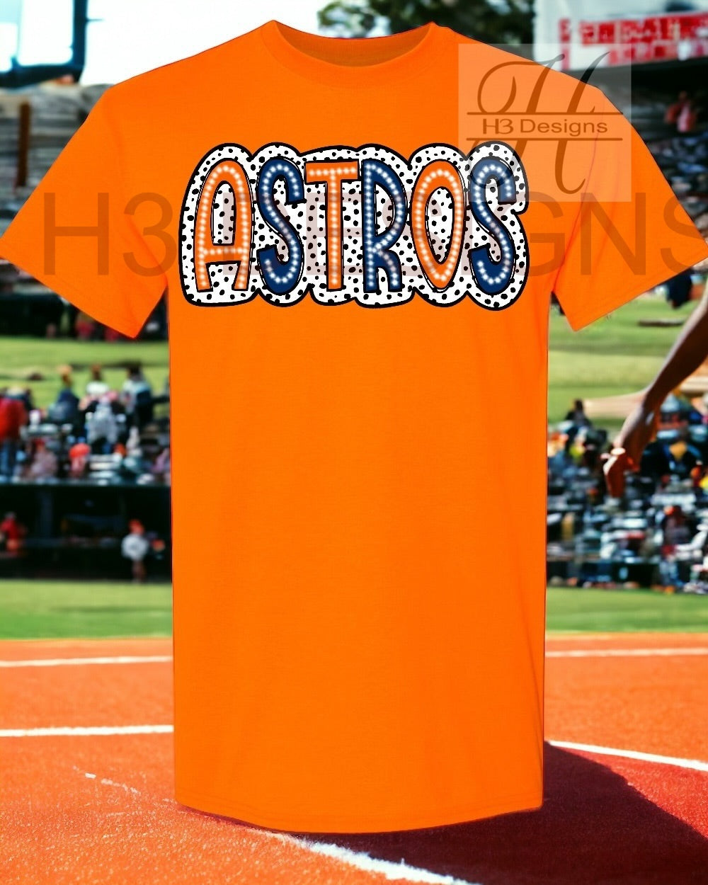 Dalmation Dots Substitute Astros Tee