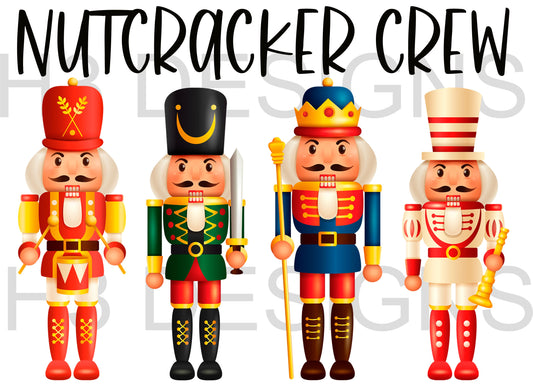 Nutcracker Crew DTF Transfer