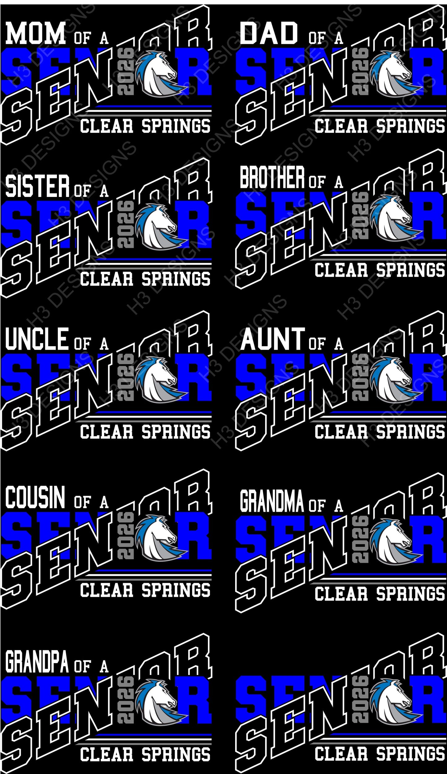 Family Senior Clear Springs Tee
