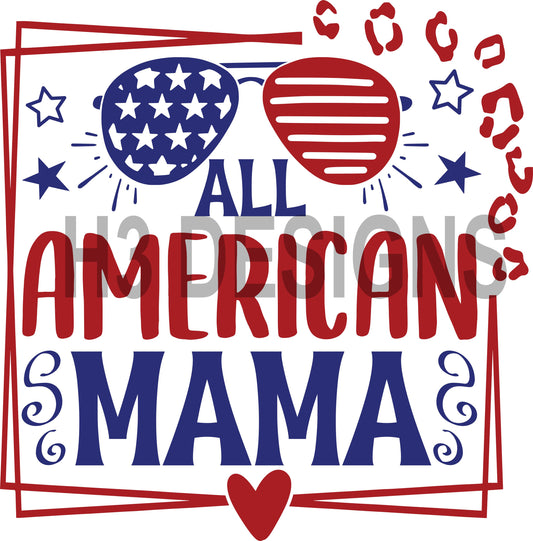 All American Mama DTF Transfer