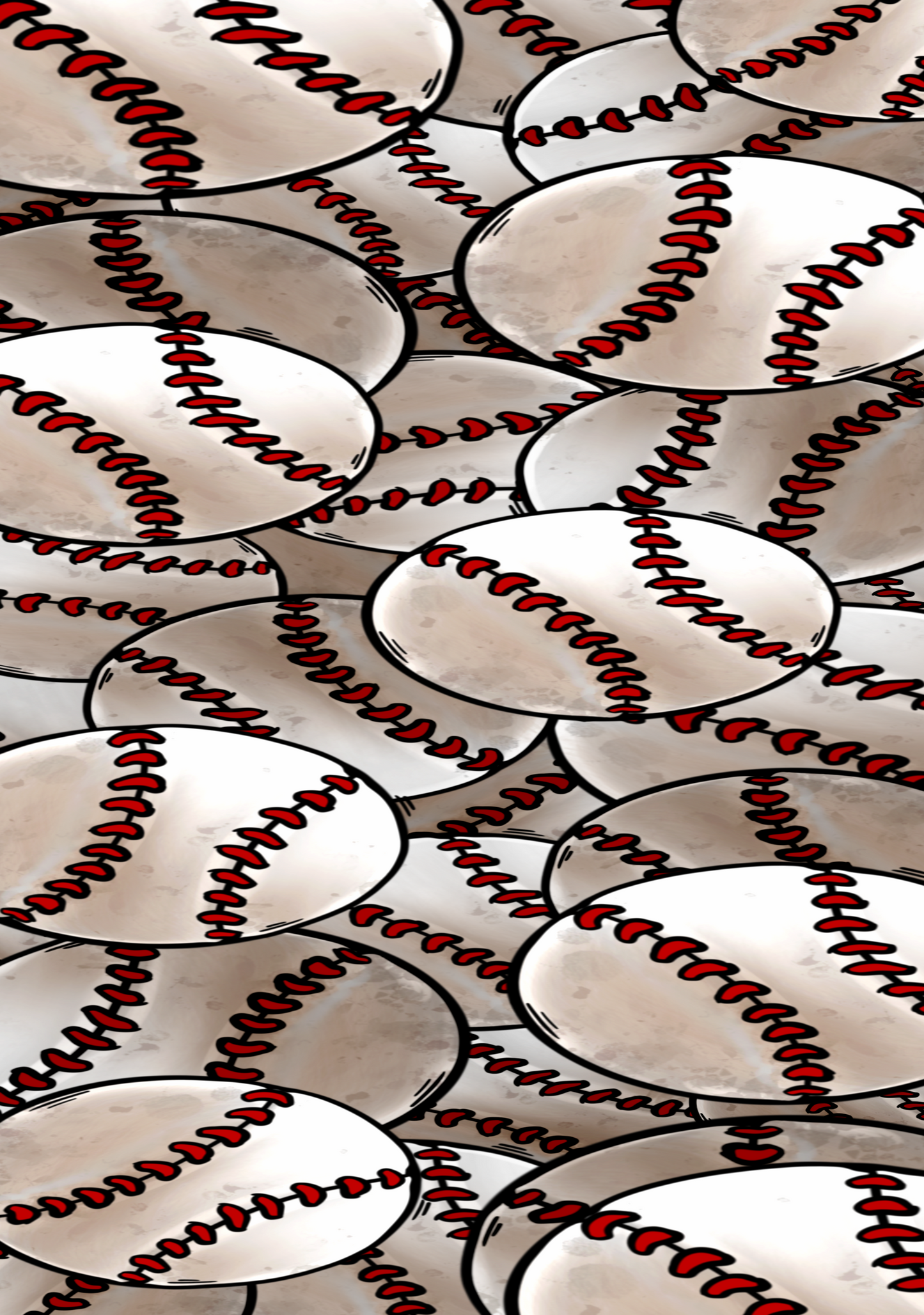 Baseball Themed Cover Stickers Set