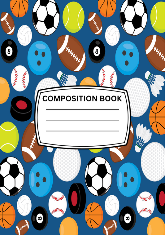 Blue all sports Cover Stickers Set