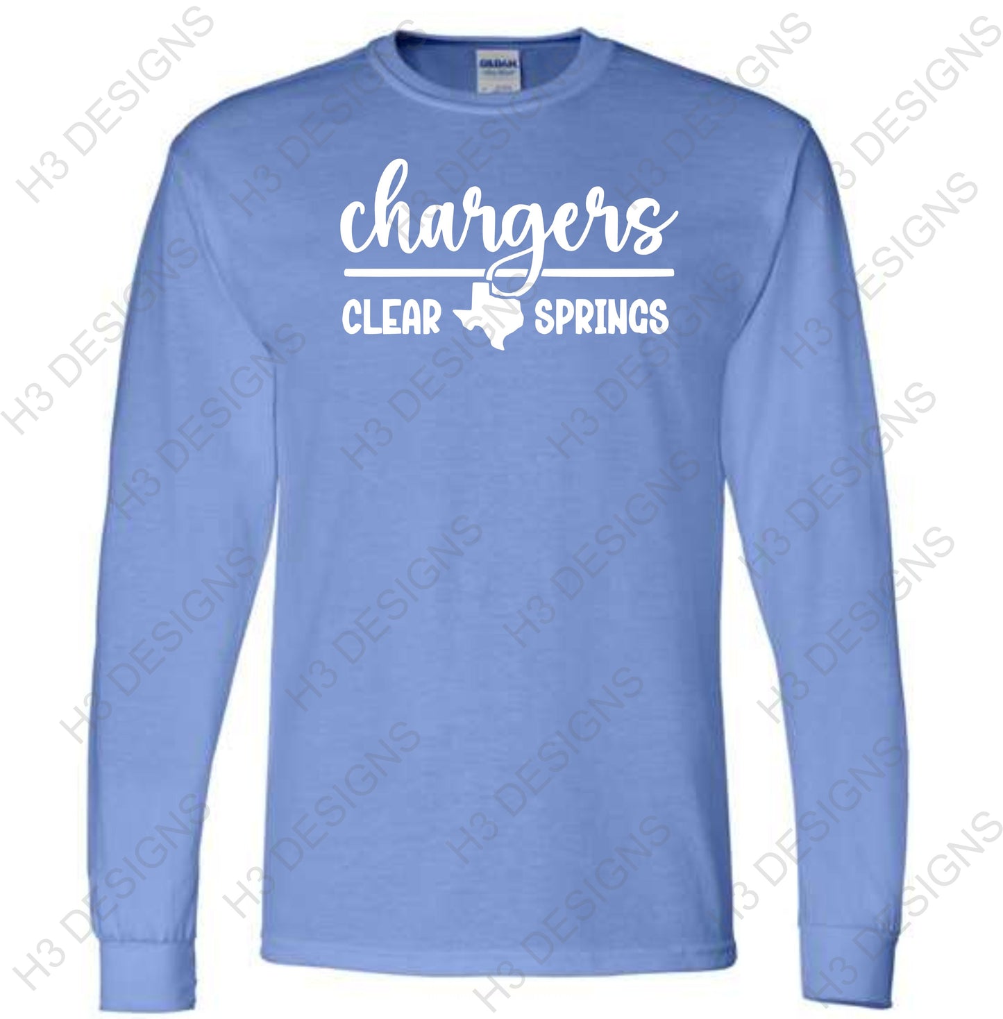 Chargers Clear Springs Apparel