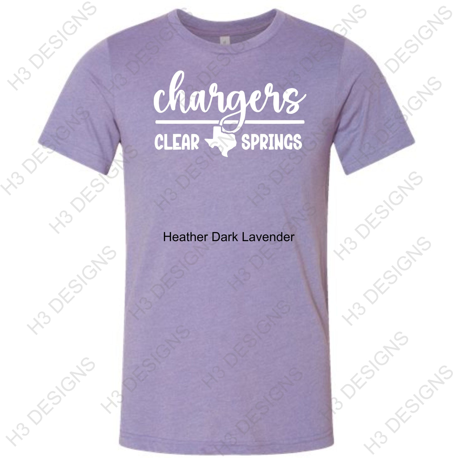 Chargers Clear Springs Pastel Tee's