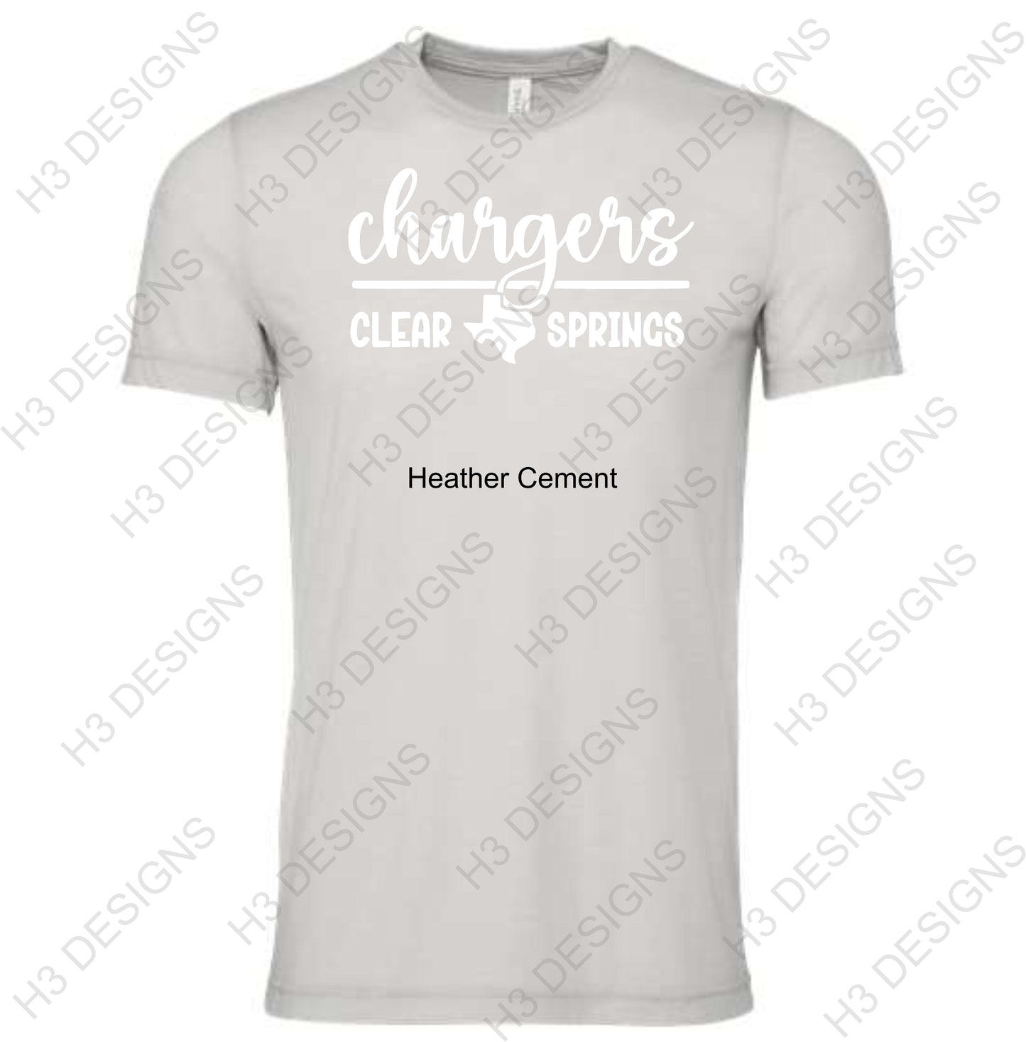 Chargers Clear Springs Pastel Tee's