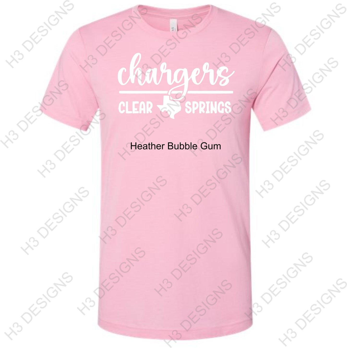 Chargers Clear Springs Pastel Tee's