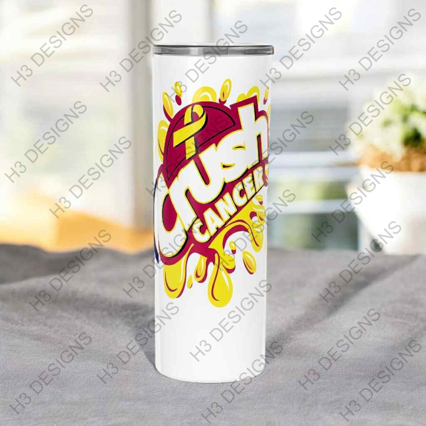 Crush Cancer 20 oz Tumber