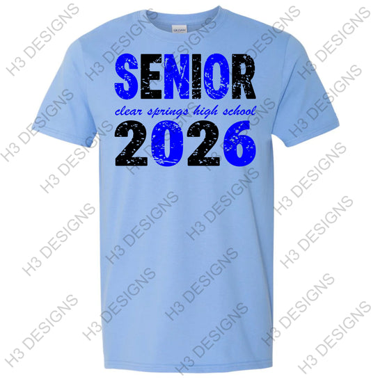 Distressed Senior 2026 Clear Springs High School