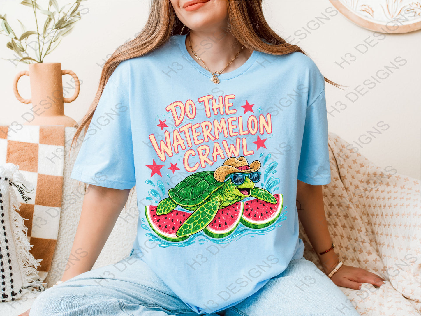 Do the watermelon crawl turtle