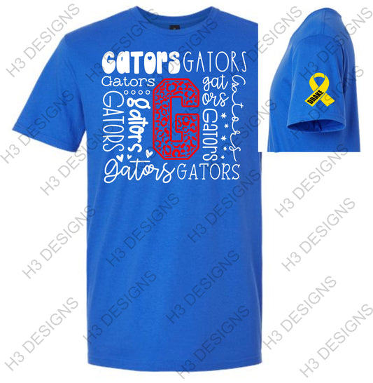 Drake Support Dickinson Gators Collage