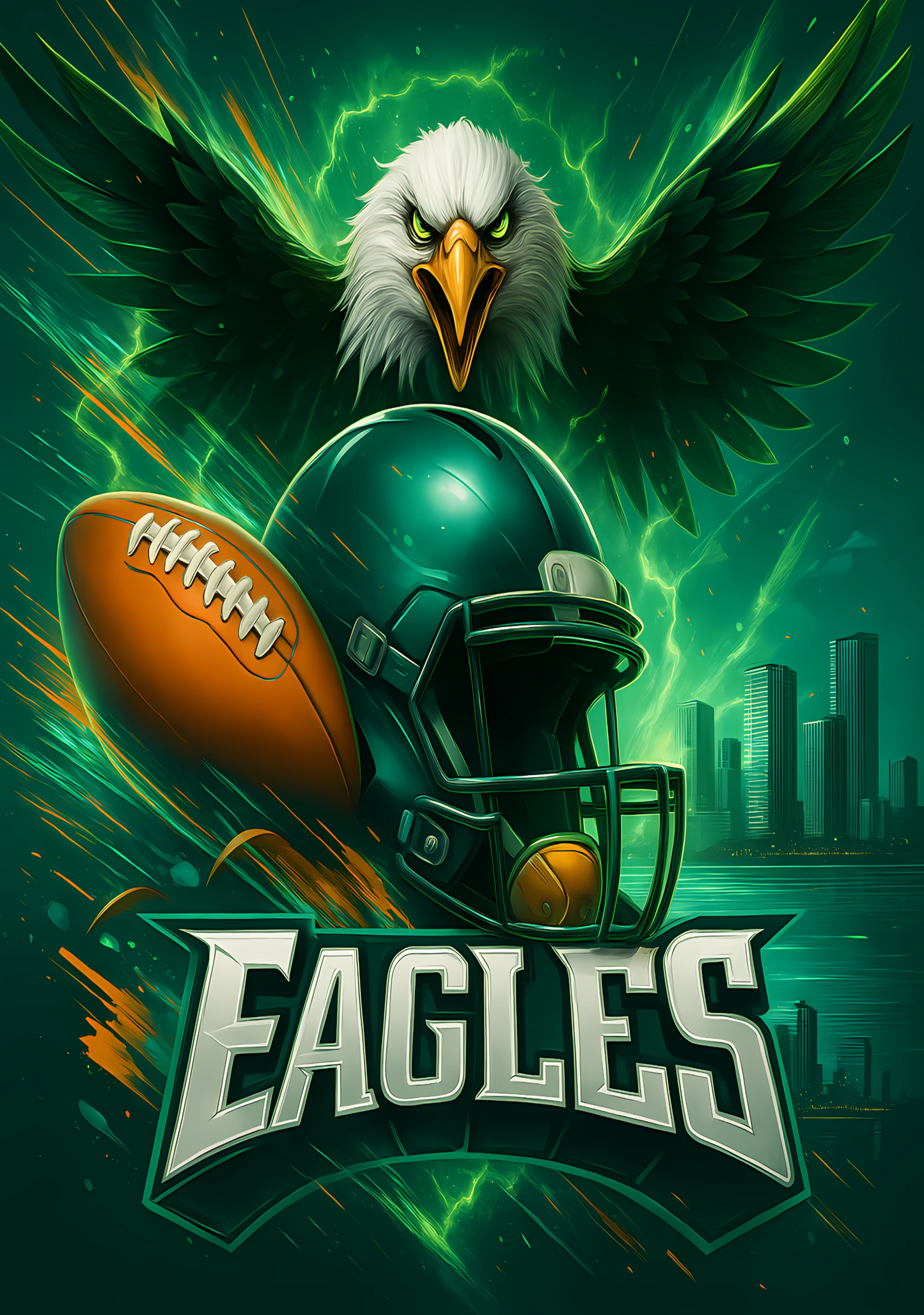 Eagles Cover Stickers Set
