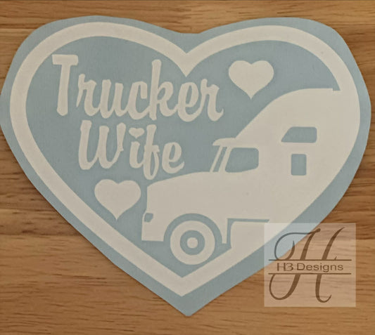 Trucker Wife Decal