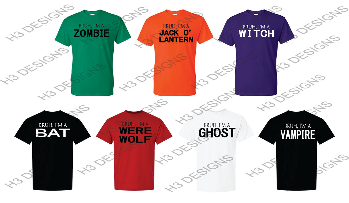Halloween Costume Shirts