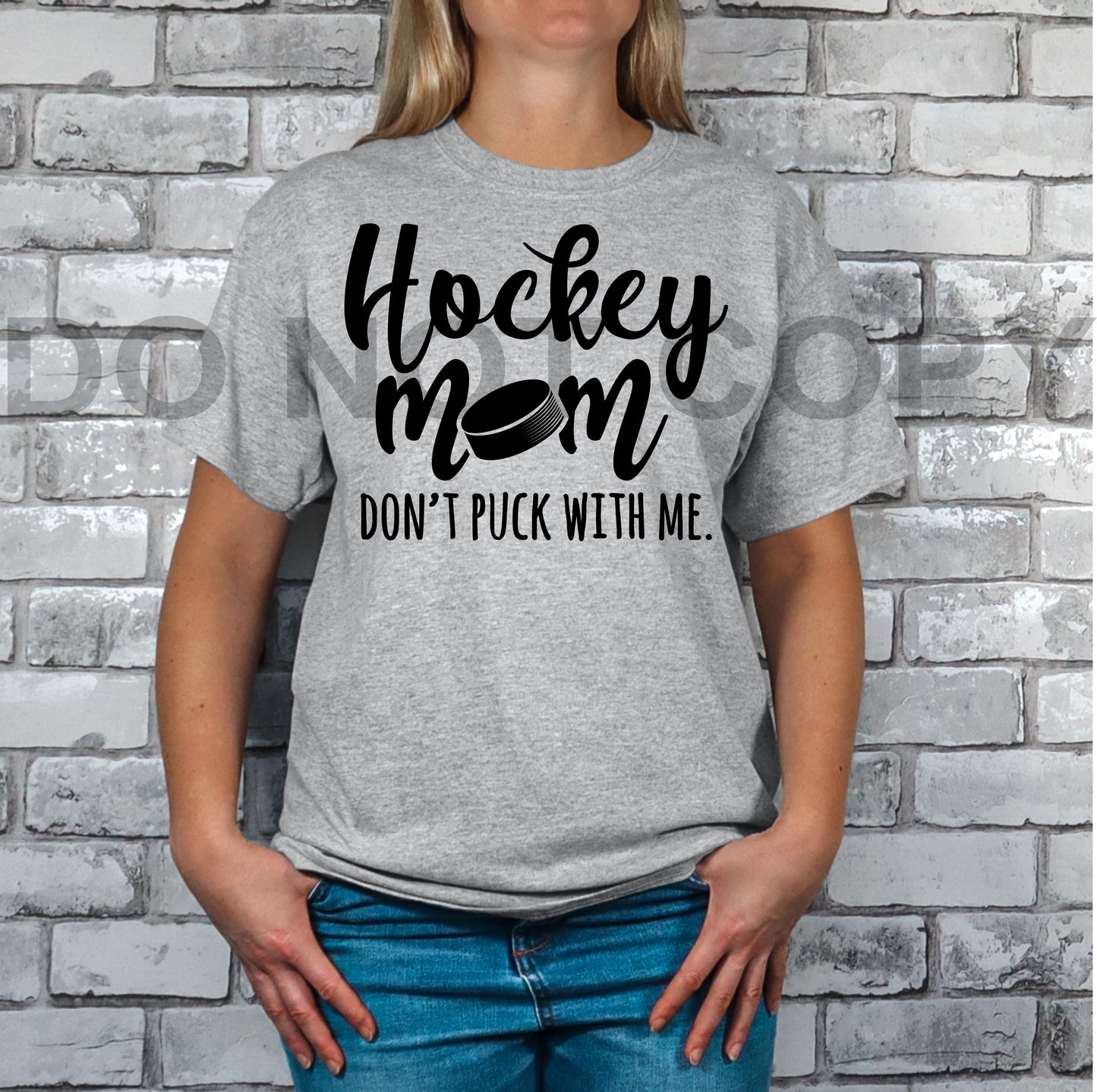 Hockey Mom Don't Puck with me Tee