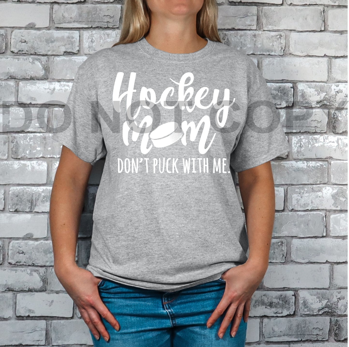 Hockey Mom Don't Puck with me Tee