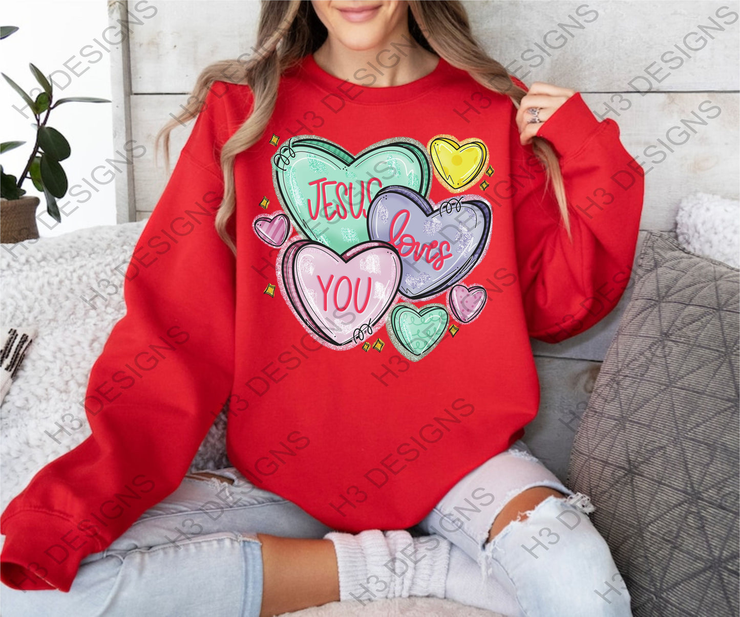 Jesus Loves You Hearts