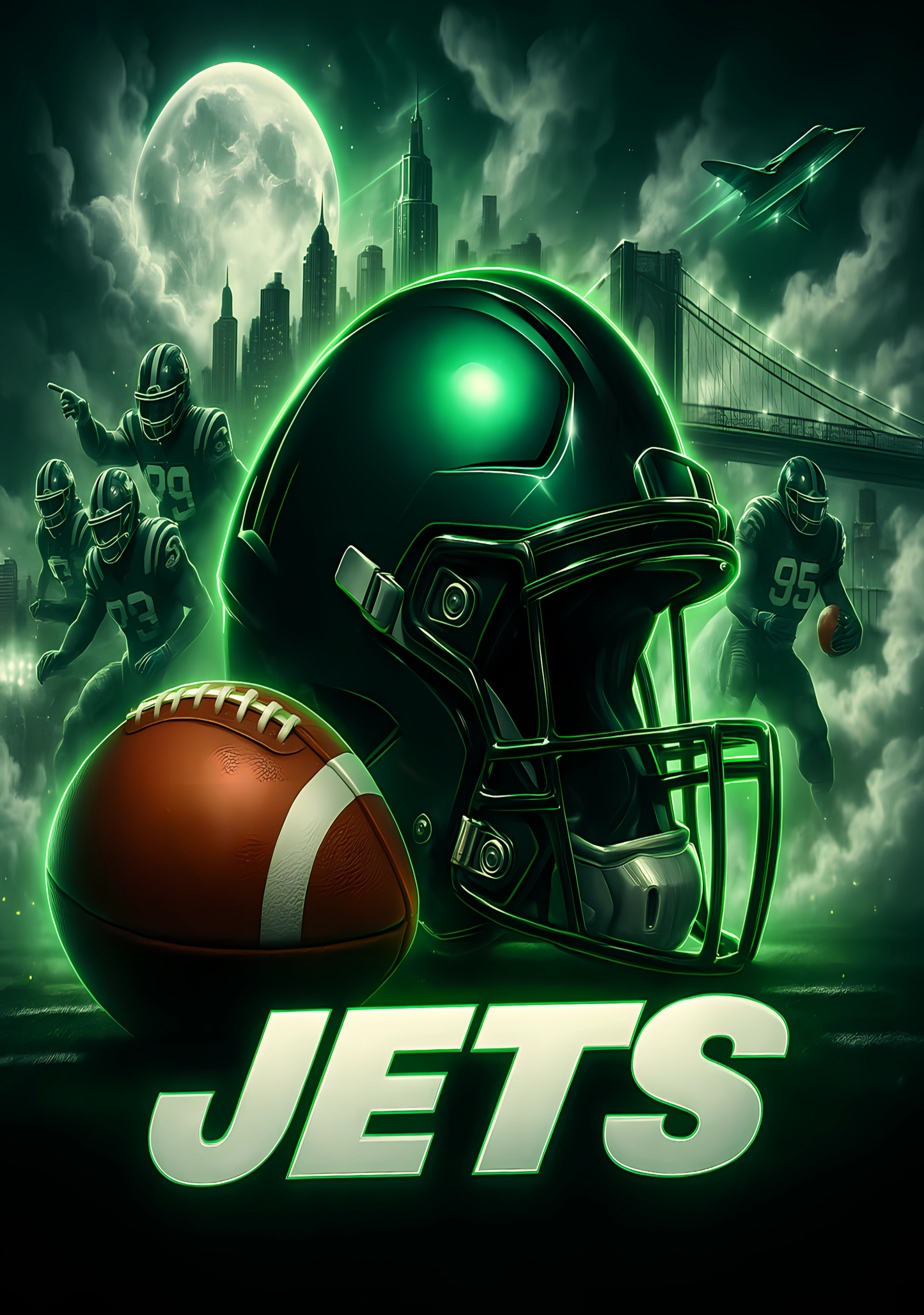 Jets Cover Stickers Set